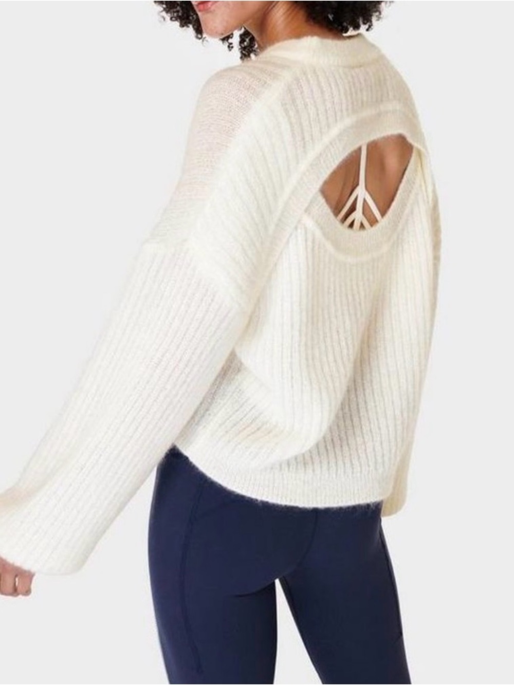 Sweaty Betty Hera Open-Back Crew Sweater
